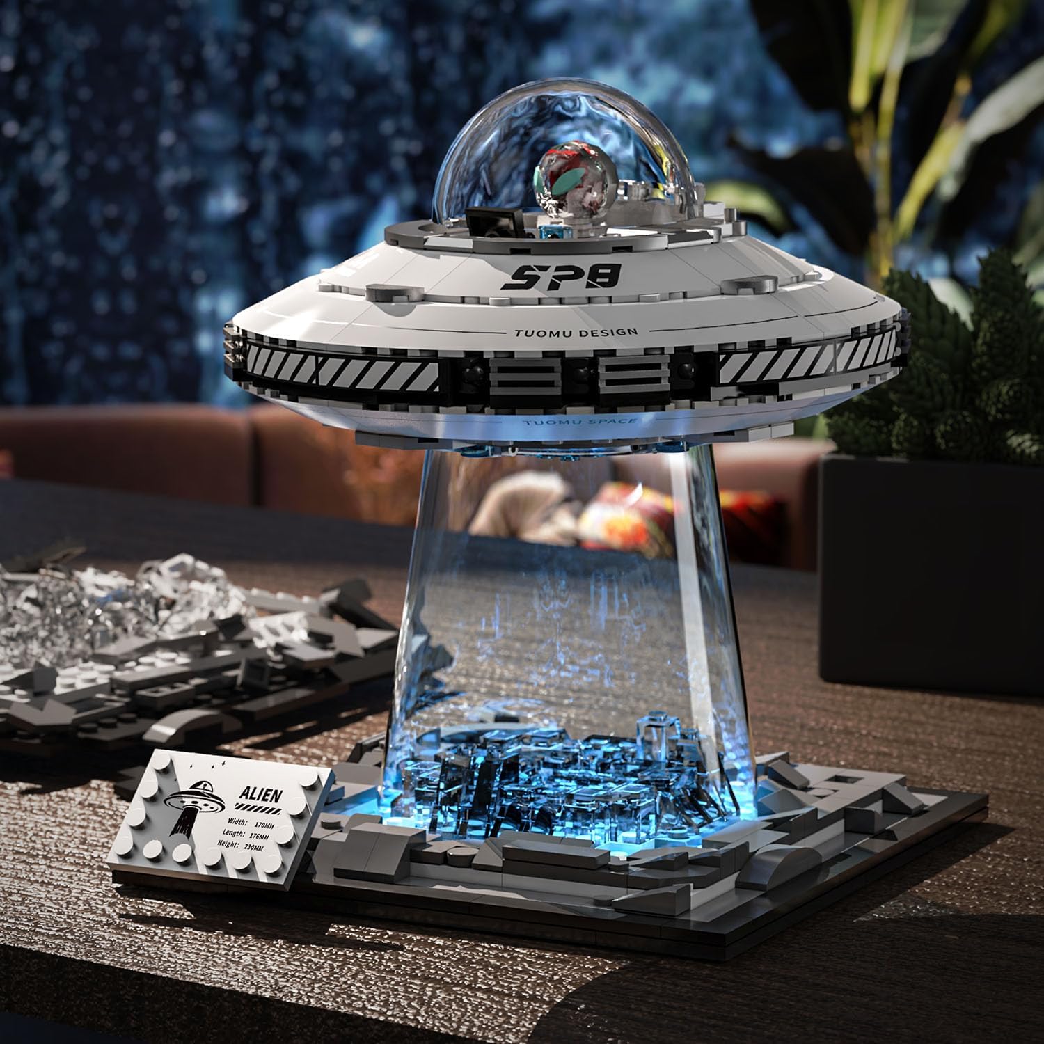 UFO Spaceship Building Set