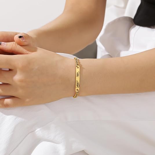 Personalized Eye Bracelet Gift