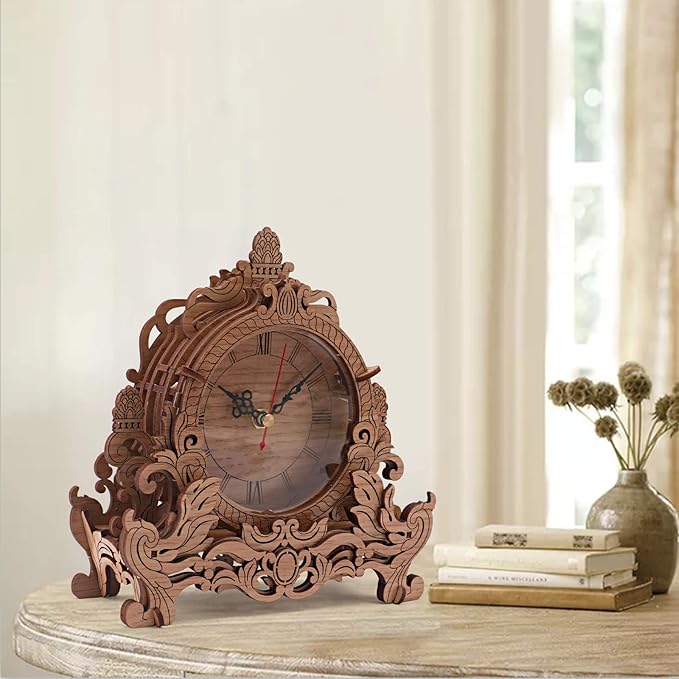 Wooden 3D Puzzle Clock