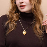 Heart Photo Locket Necklace
