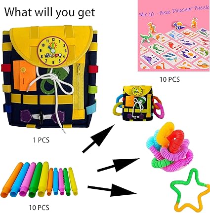 Toddler Busy Board Backpack