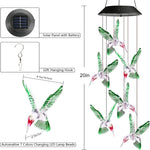 Solar Color-Changing Wind Chime