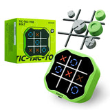 GiiKER Tic Tac Toe Bolt Game, Original 3-in-1 Handheld Games, Portable Travel Games for Car Ride, Toys Gift Idea for Kids and Adults, Stocking Stuffers Birthday Gifts for Boys Girls - Yellow