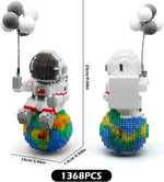 Astronaut Micro Building Block Set