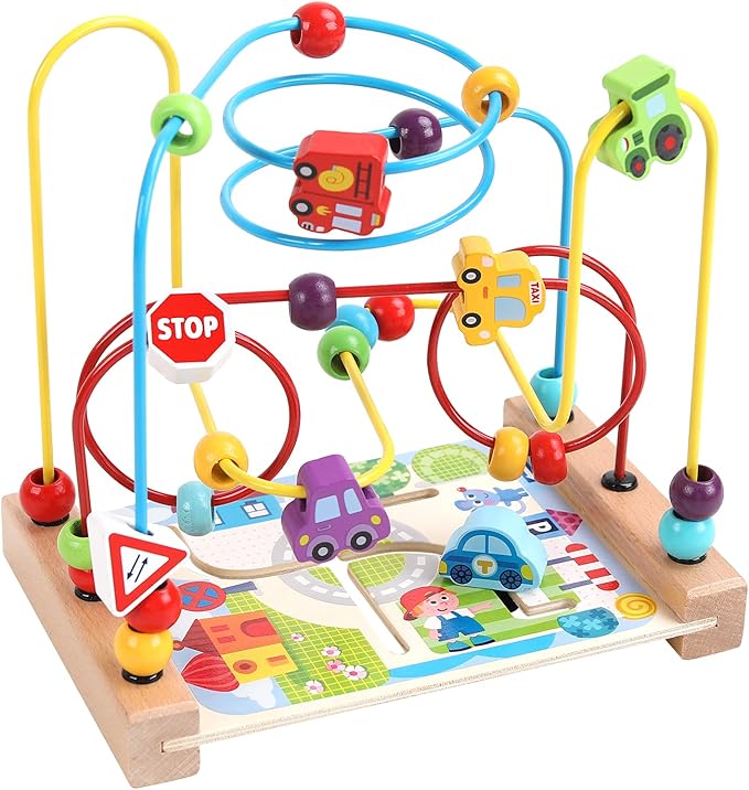 Wooden Bead Maze Set