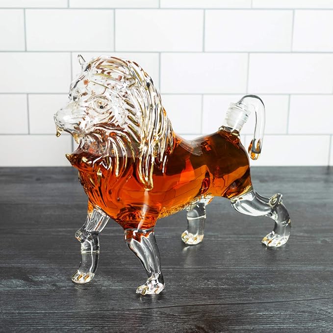 Animal Spirit Glass Decanters