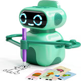 Dan&Darci Scribbly The Drawing Robot for Kids - 3 4 5 6 7 8 Year Old Girl 5 Year Old Boy Birthday Gift - Kids Toys for Ages 5-7 - Learning Toys for Boys - Girls Educational Cool Toy