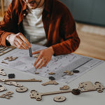 Wooden Marble Run Puzzle Set