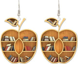 Book Lover Drop Earrings
