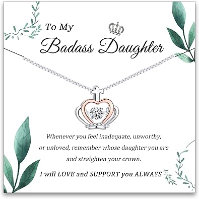 SmileBelle Daughter Crown Necklace