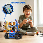 Demkia 5in1 STEM Robot Building Kit, 560 PCS APP/Remote Control Mech RC Robotics for Kids Ages 8-12, Science Kit Coding Robots Toy Set, Birthday Gifts for Boys Age 8-14+