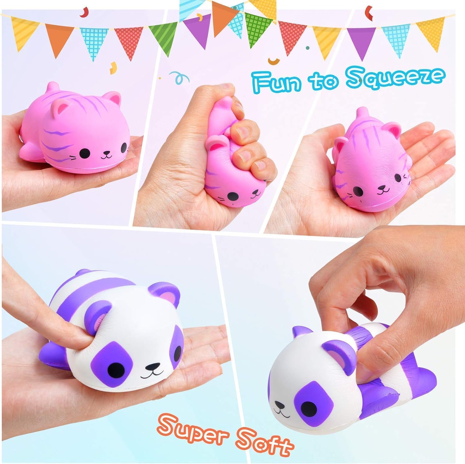 Cat Squishy Stress Set