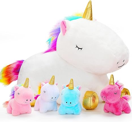 Mommy Plush Animal Toy Set