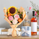 Crochet Flower Bouquet Gift Set