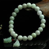 Natural Jade Bead Bracelet