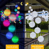 Solar Color-Changing Wind Chime