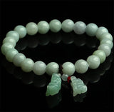 Natural Jade Bead Bracelet