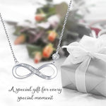 Infinity Love Sterling Silver Necklace