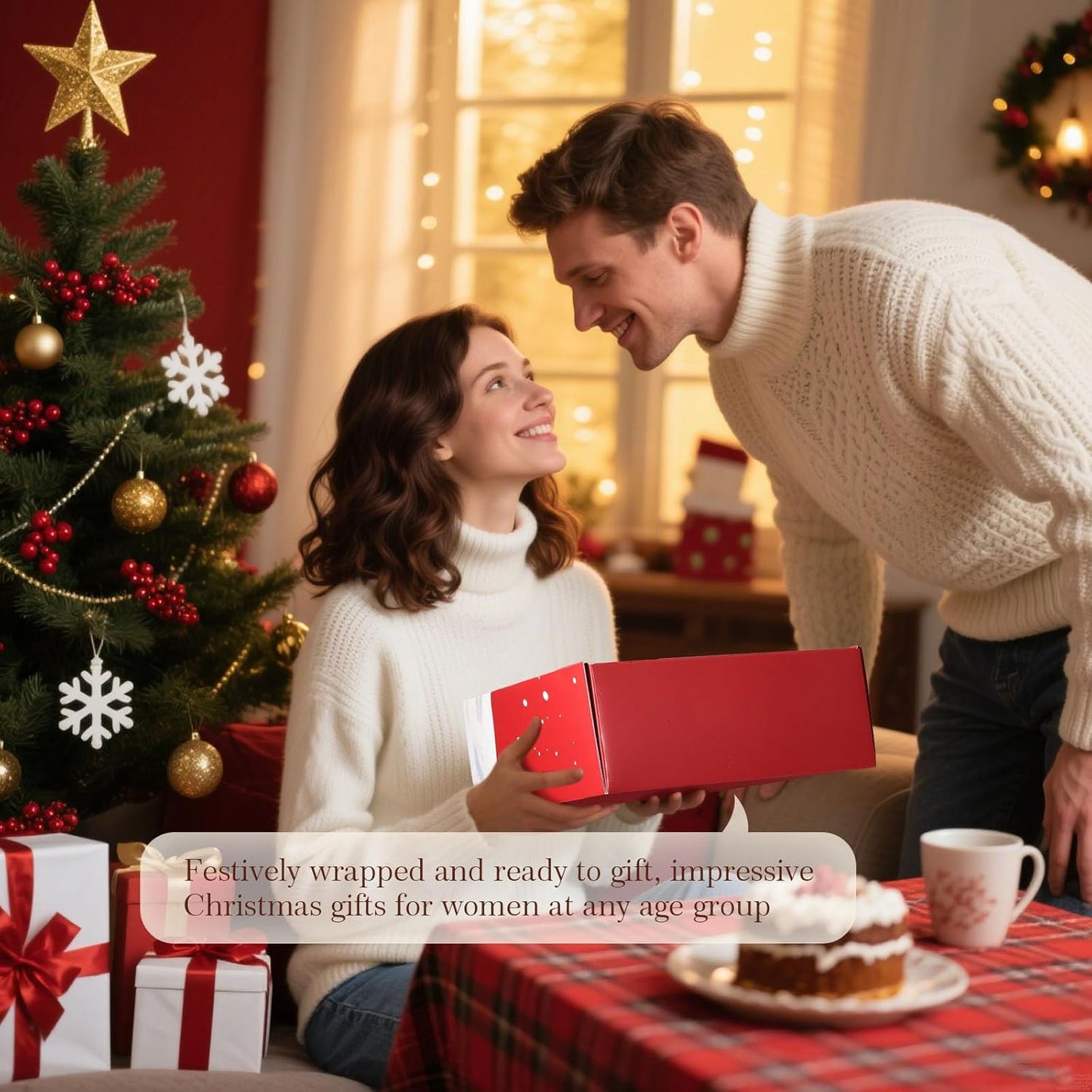 Christmas Gifts for Women 2025 - Christmas Gift Baskets for Women Mom Wife Grandma Daughter Sisters Girlfriend Friends Coworkers Teacher Nurse Her, Christmas Gift Sets Christmas Gifts Boxes for Her