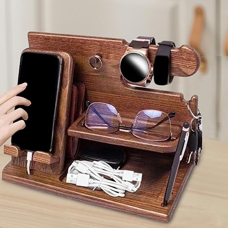 Wood Phone Docking Station