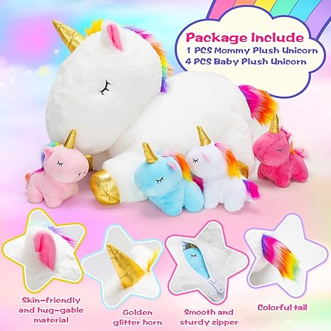 Mommy Plush Animal Toy Set