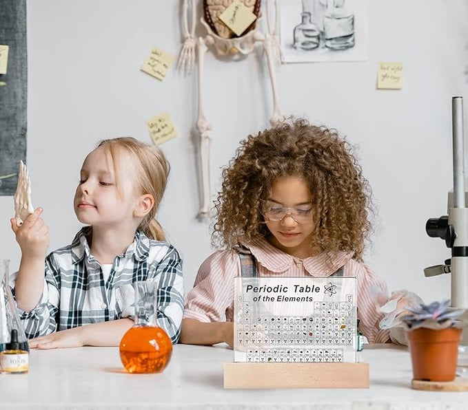 Periodic Table Acrylic Display with Light