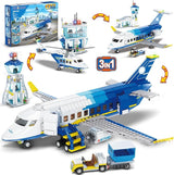 City Passenger Airplane Building Set