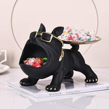 French Bulldog Tray Statue