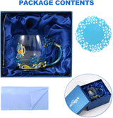 Enamel Glass Tea Mug Set