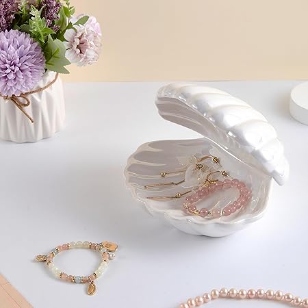 Ceramic Shell Jewelry Dish