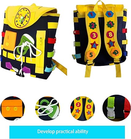 Toddler Busy Board Backpack