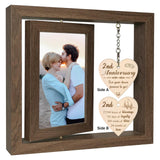 I Can't Say I Love You Enough - So This is Your Reminder Rotating Picture Frame, Sentimental I Love You Reminder Gifts for Her Him Girlfriend Boyfriend (Display 2 4x6)