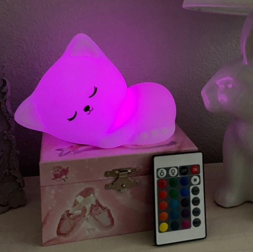 Cat Silicone Night Light