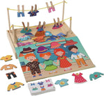 Montessori Clothes Hanging Set