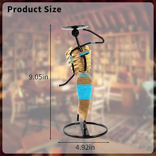 African Art Candle Holder