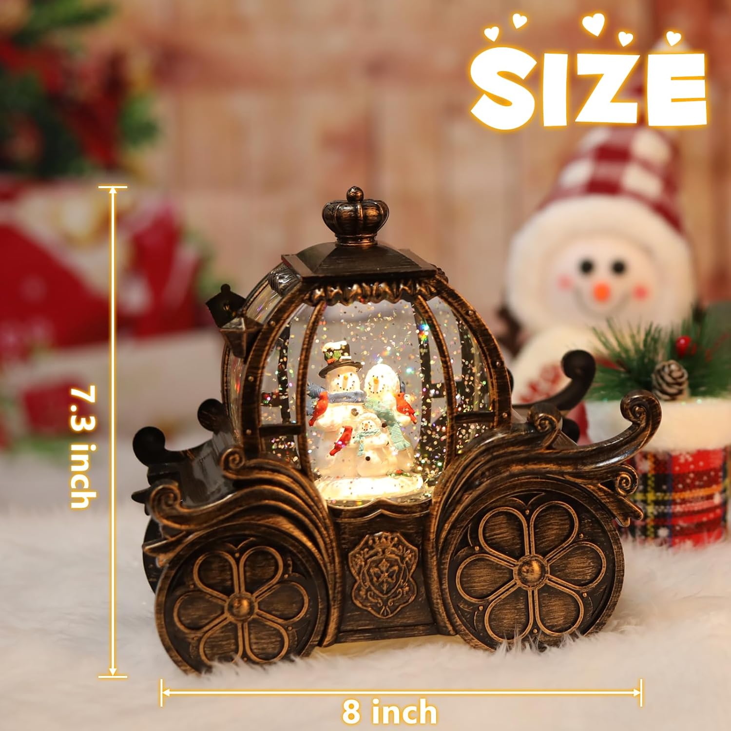 Christmas Musical Snow Lantern