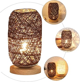 TwineGlow™ Wooden Lamp