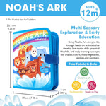 hahaland Noah's Ark Toy Busy Book for Toddlers 1-3 - Baptism Gifts for Boys Girls - Montessori Toys for 1 Year Old, Sensory Early Learning Educational One Year Old Boy Birthday Christian Church Toys