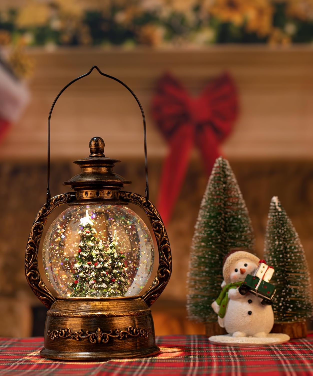Christmas Musical Snow Lantern