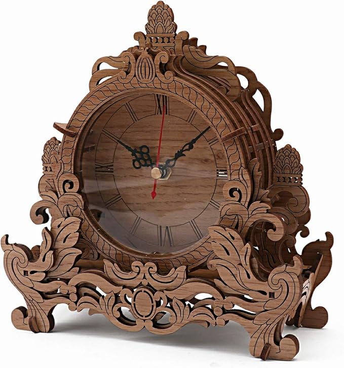 Wooden 3D Puzzle Clock