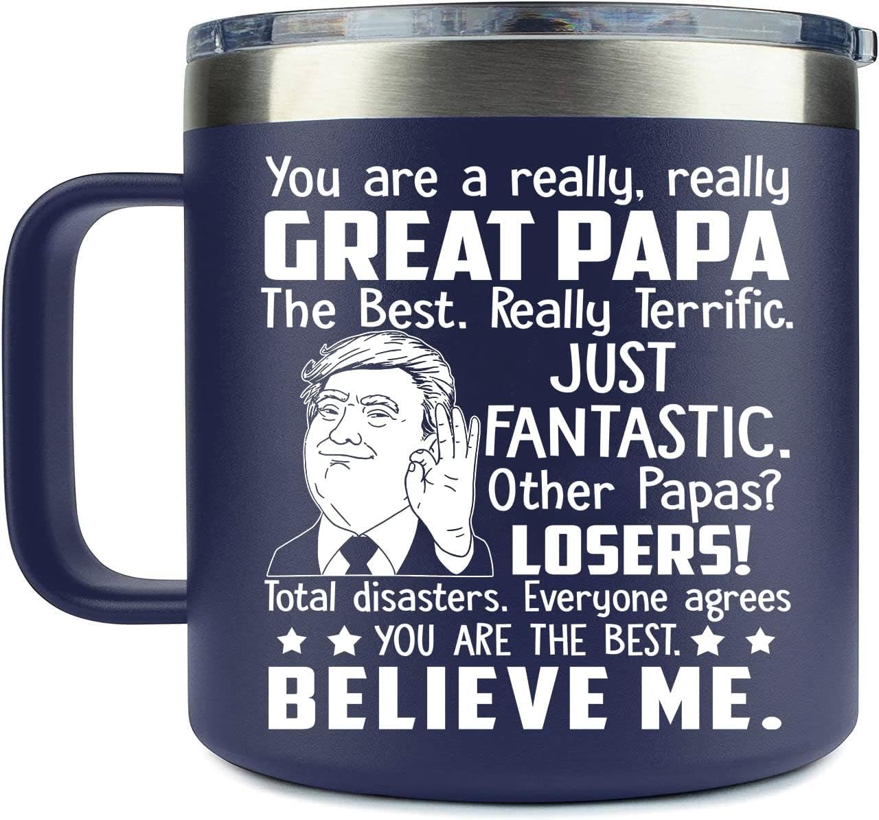 Insulated Stainless Steel Dad Mugs