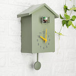 Nordic Birdhouse Wall Clock