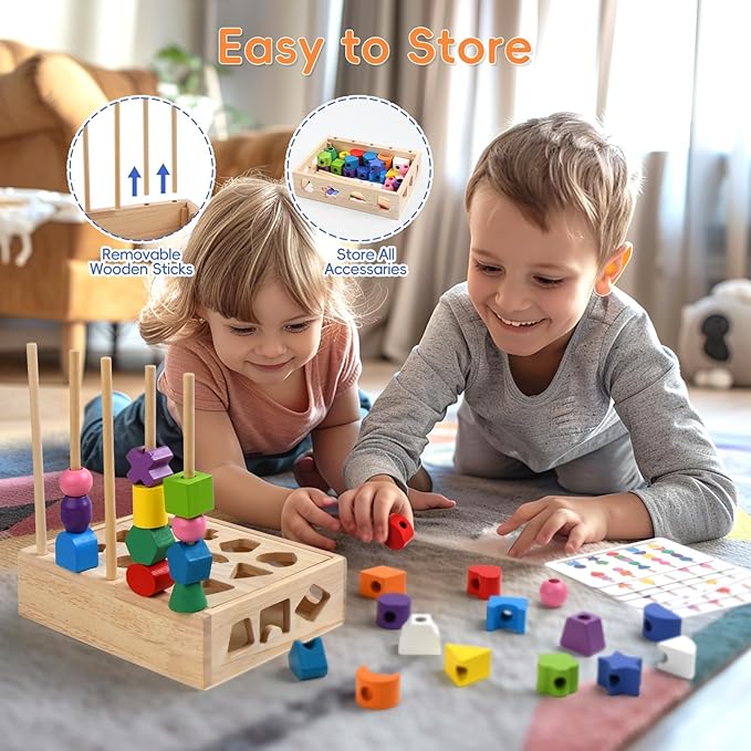 Wooden Color Sorting Toy