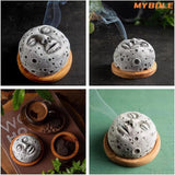 Moon Face Incense Burner