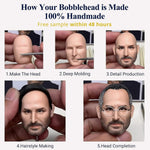 Custom Bobblehead, 6/7/8 inch Personalized Customized Bobbleheads Customization Dolls Figure Handmade Sculpture Gifts Based on Your Photos for Boyfriend, Husband, Friends(A Fisherman)
