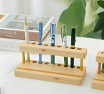 Wooden Desk Pen Stand