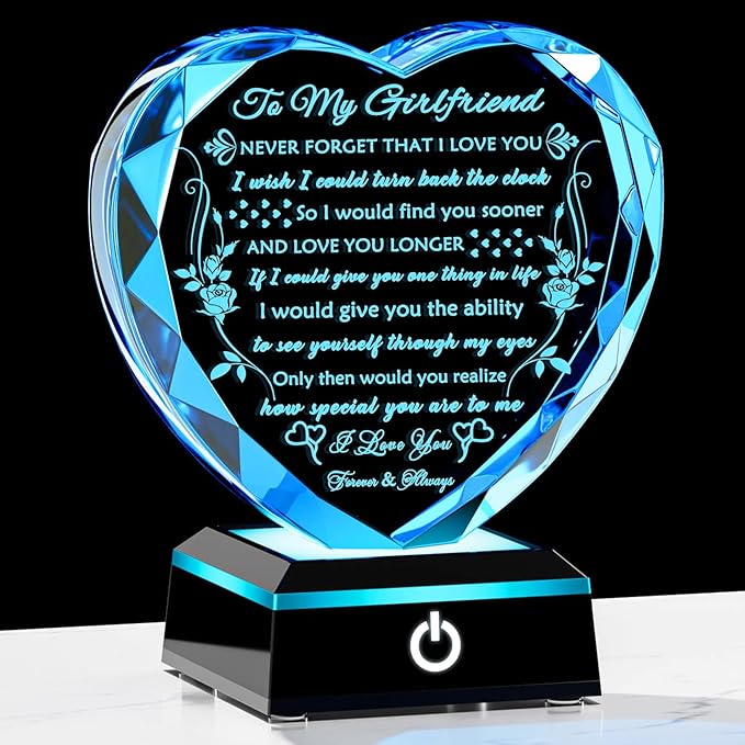 Crystal Heart LED Keepsake
