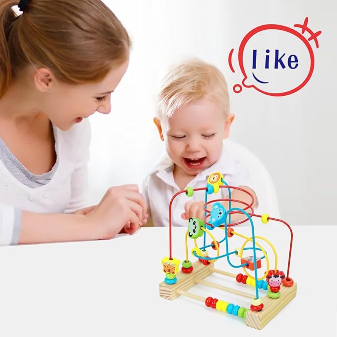 Wooden Bead Maze Set