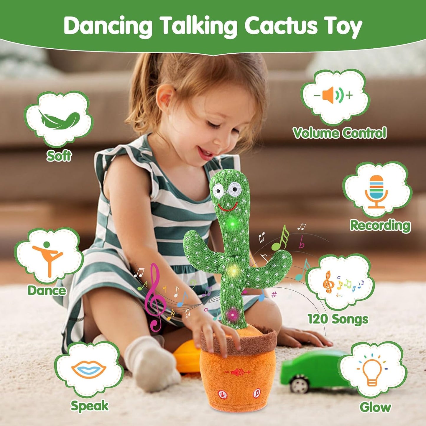 Dancing Talking Cactus Toy