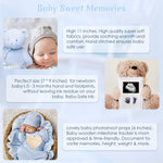 iAOVUEBY Baby Boy Gifts, Baby Shower Gifts - Newborn Bear Toys Rattle Blanket Infant Shoes Onesie Wooden Keepsake Babies Registry Gift Essentials Basket, Unique New Baby Gift Set for Boys 0+ Months